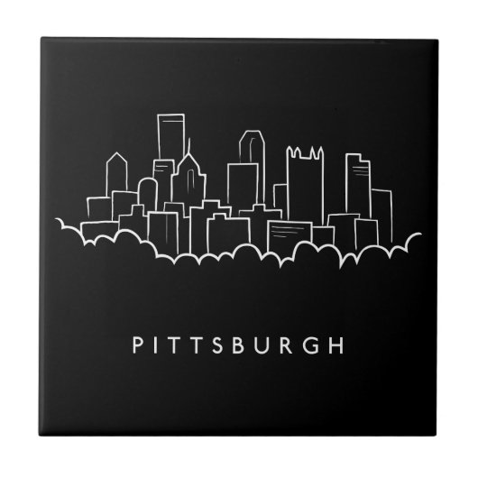 Pittsburgh Pennsylvania Tegeltje (Voorkant)