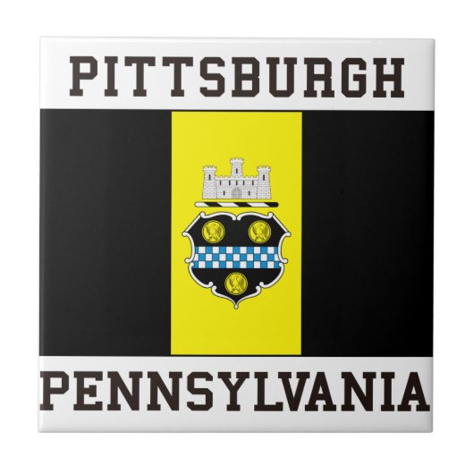 Pittsburgh Pennsylvania Tegeltje (Voorkant)