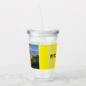 Pittsburgh Pennsylvania Tumbler Acryl Drinkbeker (Links)