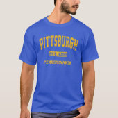 Pittsburgh Pennsylvania  Universiteit T-shirt (Voorkant)
