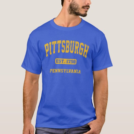 Pittsburgh Pennsylvania Universiteit T-shirt (Voorkant)