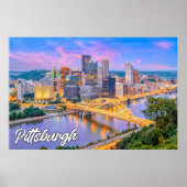 Pittsburgh, Pennsylvania, Verenigde Staten Poster (Voorkant)