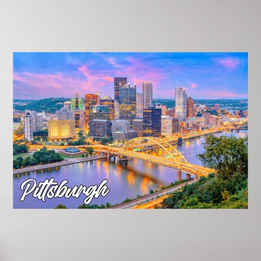 Pittsburgh, Pennsylvania, Verenigde Staten Poster (Voorkant)