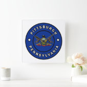 Pittsburgh Pennsylvania Vierkante Klok (Huis)