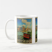 Pittsburgh Pennsylvania Vintage Travel Koffiemok (Links)