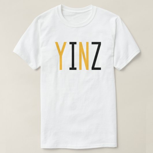 Pittsburgh, Pennsylvania "Yinz" T-Shirt (Design voorkant)
