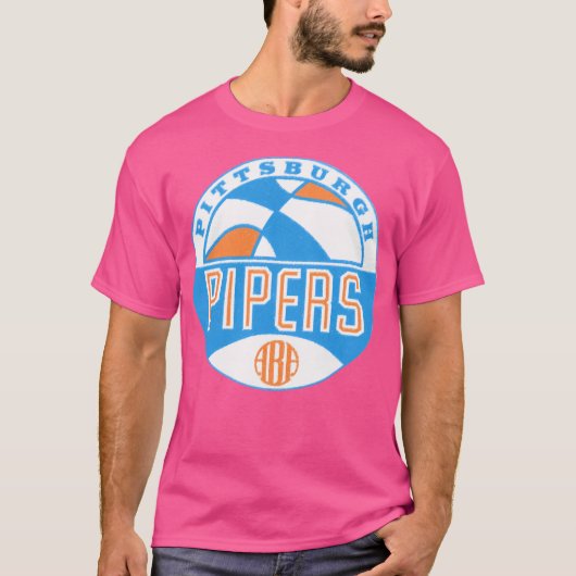 Pittsburgh Pipers Vintage T-shirt (Voorkant)