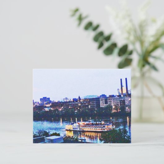 Pittsburgh Post Card Briefkaart (Staand voorkant)