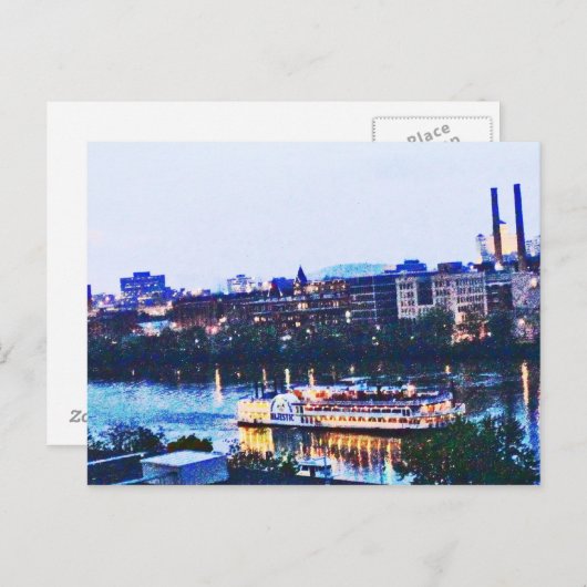 Pittsburgh Post Card Briefkaart (Voorkant / Achterkant)