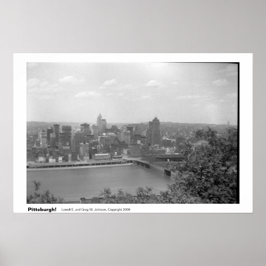 Pittsburgh. Poster (Voorkant)