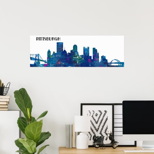 Pittsburgh Poster (Thuiskantoor)