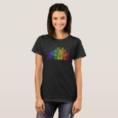 Pittsburgh Pride Skyline Pride Parade Pittsburgh T-shirt (Voorkant volledig)