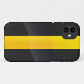 Pittsburgh Pride Zwart en Goud Helm Design Case-Mate iPhone Case (Achterkant (horizontaal))