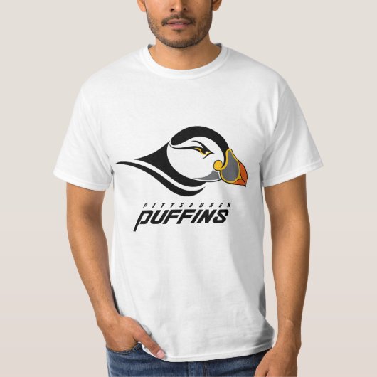 Pittsburgh Puffins Classic Logo T-shirt (Voorkant)