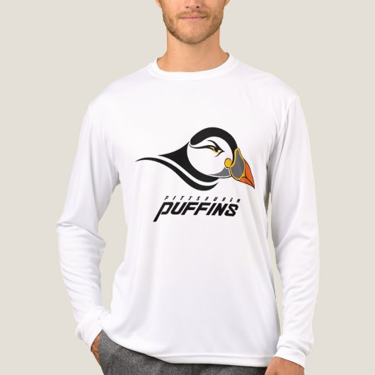 Pittsburgh Puffins Classic Logo Tri-Blend Shirt (Voorkant volledig)
