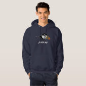 Pittsburgh Puffins Klassiek Logo Hoodie (Voorkant volledig)