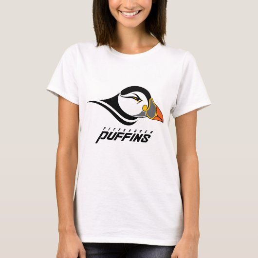 Pittsburgh Puffins Klassiek Logo T-shirt (Voorkant)