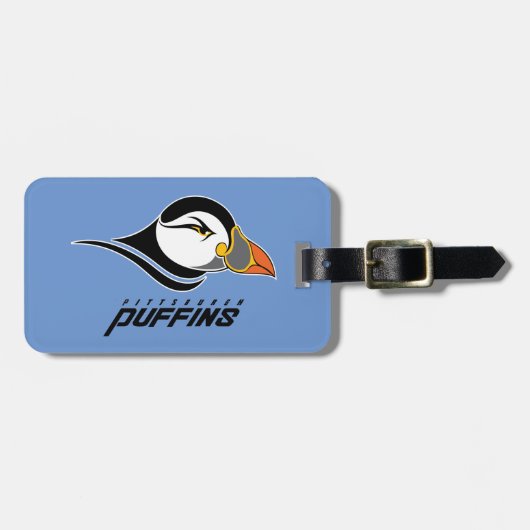 Pittsburgh Puffins Logo Bagagelabel (Voorkant horizontaal)