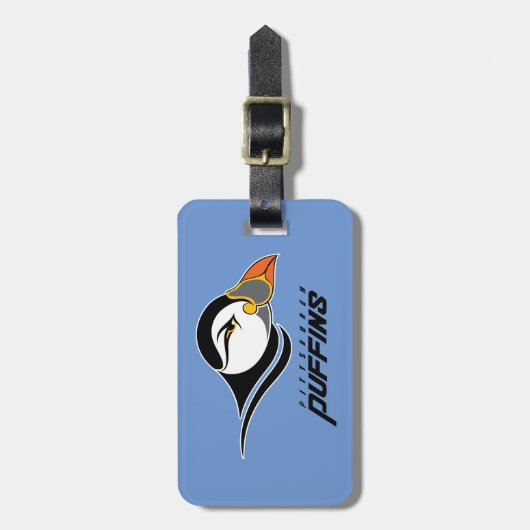 Pittsburgh Puffins Logo Bagagelabel (Voorkant verticaal)