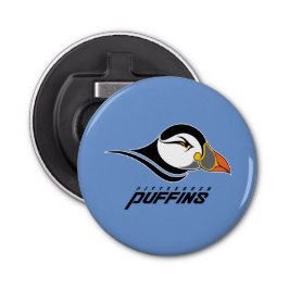 Pittsburgh Puffins Logo Button Flesopener