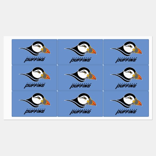 Pittsburgh Puffins Logo Labels (Vel)