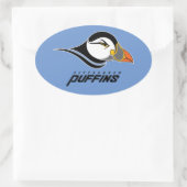 Pittsburgh Puffins Logo Ovale Sticker (Tas)