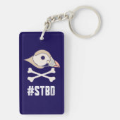 Pittsburgh Puffins #STBD Sleutelhanger (achterkant)