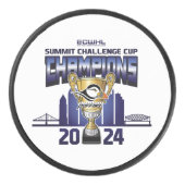 Pittsburgh Puffins Summit Challenge Cup kampioenen Hockey Puck (Voorkant)