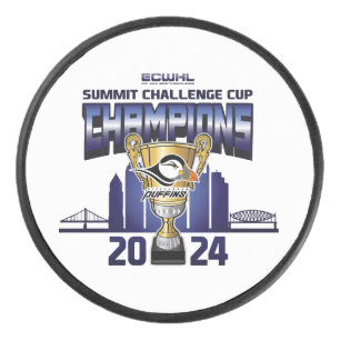 Pittsburgh Puffins Summit Challenge Cup kampioenen Hockey Puck