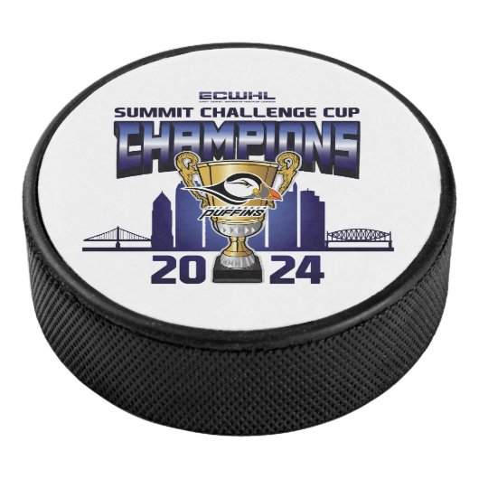 Pittsburgh Puffins Summit Challenge Cup kampioenen Hockey Puck (3/4)