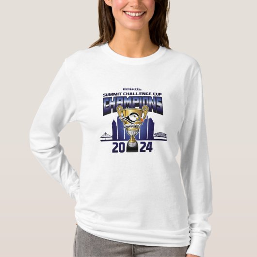 Pittsburgh Puffins Summit Challenge Cup kampioenen T-shirt (Voorkant)