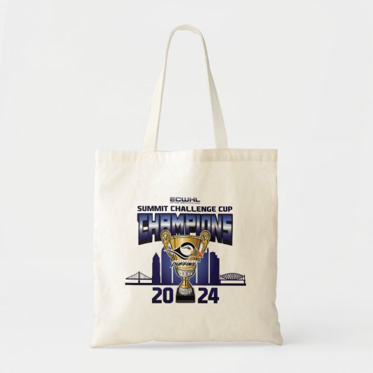 Pittsburgh Puffins Summit Challenge Cup kampioenen Tote Bag (Voorkant)