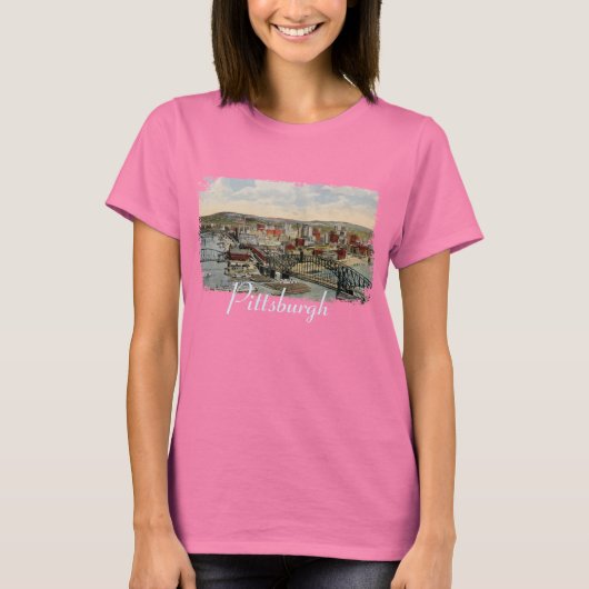 Pittsburgh, punt 1931 VrouwenShirt T-shirt (Voorkant)