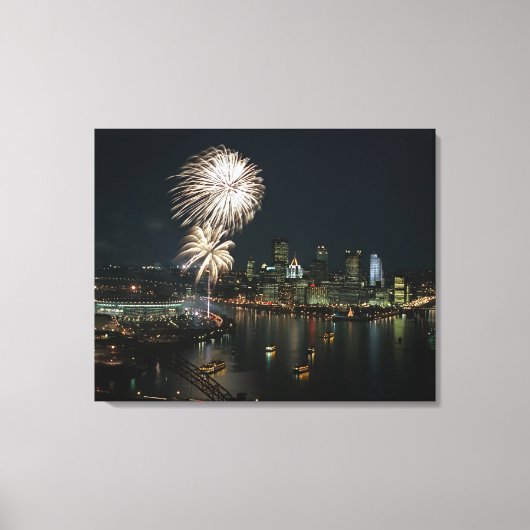 Pittsburgh RARE! - Canvas Muurprint Afdruk (Voorkant)