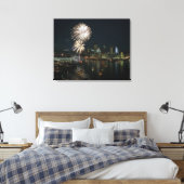 Pittsburgh RARE! - Canvas Muurprint Afdruk (Insitu (Slaapkamer))
