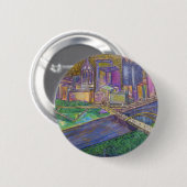 Pittsburgh Ronde Button 5,7 Cm (Voorkant /achterkant)