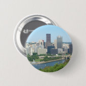Pittsburgh Ronde Button 5,7 Cm (Voorkant /achterkant)