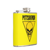 Pittsburgh Skull Flasgeel Heupfles (Rechts)