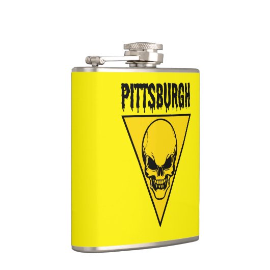 Pittsburgh Skull Flasgeel Heupfles (Rechts)