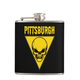 Pittsburgh Skull Heupfles