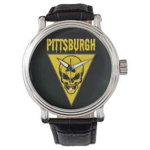 Pittsburgh Skull Horloge