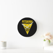 Pittsburgh Skull Ronde Klok (Huis)