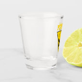 Pittsburgh Skull Shot Glass Yellow Glas (Links)
