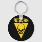 Pittsburgh Skull-Sleutelhanger Sleutelhanger (Achterkant)