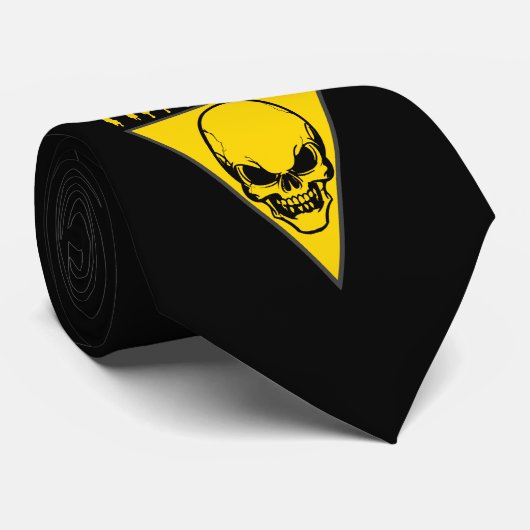 Pittsburgh Skull-Stropdas Stropdas (Opgerold)