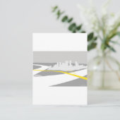 Pittsburgh skyline-afbeelding briefkaart (Staand voorkant)