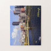 Pittsburgh Skyline Allegheny River Clemente Bridge Legpuzzel (Verticaal)