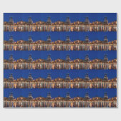 Pittsburgh Skyline bij nacht Cadeaupapier (Vlak)