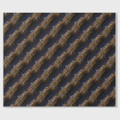 Pittsburgh Skyline bij nacht Cadeaupapier (Vlak)