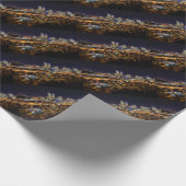 Pittsburgh Skyline bij nacht Cadeaupapier (Hoek)